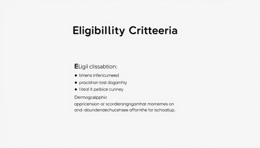 A neatly arranged set of eligibility criteria rendered in a clean, minimalist style. The main elements float on a plain white background, casting soft shadows to create depth. The text is set in a modern, legible font, with key details like academic performance, financial need, and demographic requirements displayed prominently. The overall atmosphere is professional, organized, and easy to parse at a glance, reflecting the clear and accessible nature of the scholarship application process.