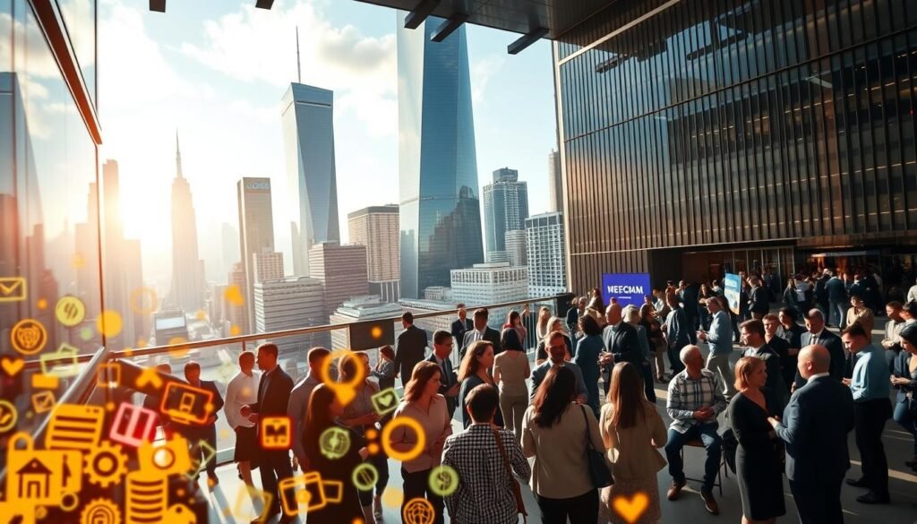 A bustling financial hub with a diverse array of non-federal funding options, captured in a wide-angle shot. In the foreground, a variety of icons representing grants, loans, and private investments dance across the screen, casting a warm glow. The middle ground depicts a dynamic collage of business leaders, philanthropists, and community advocates, engaged in lively discussions. In the background, a sleek, modern cityscape with towering skyscrapers serves as the backdrop, hinting at the vast opportunities beyond traditional federal funding. The scene is bathed in a soft, golden light, conveying a sense of hope, innovation, and the boundless potential of non-federal financing. A bustling financial hub with a diverse array of non-federal funding options, captured in a wide-angle shot. In the foreground, a variety of icons representing grants, loans, and private investments dance across the screen, casting a warm glow. The middle ground depicts a dynamic collage of business leaders, philanthropists, and community advocates, engaged in lively discussions. In the background, a sleek, modern cityscape with towering skyscrapers serves as the backdrop, hinting at the vast opportunities beyond traditional federal funding. The scene is bathed in a soft, golden light, conveying a sense of hope, innovation, and the boundless potential of non-federal financing.